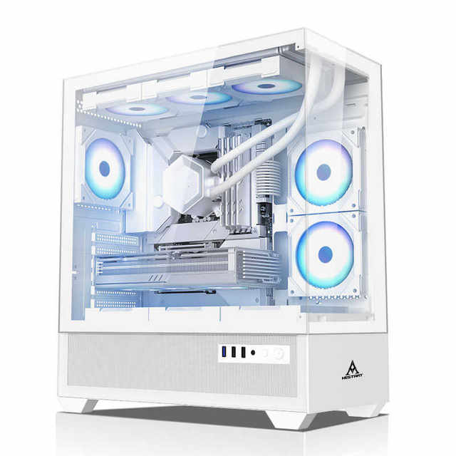 A7 desktop computer glass side transparent game chassis