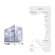 Blackstone Tower Sea View Room Plato Computer Case Side Transparent 360 Water Cooled 4090 Graphics Card ATX Motherboard Main Case
