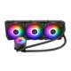 Five-color fish black shark 240 360 all-in-one CPU water cooling radiator desktop computer colorful fan temperature control mute