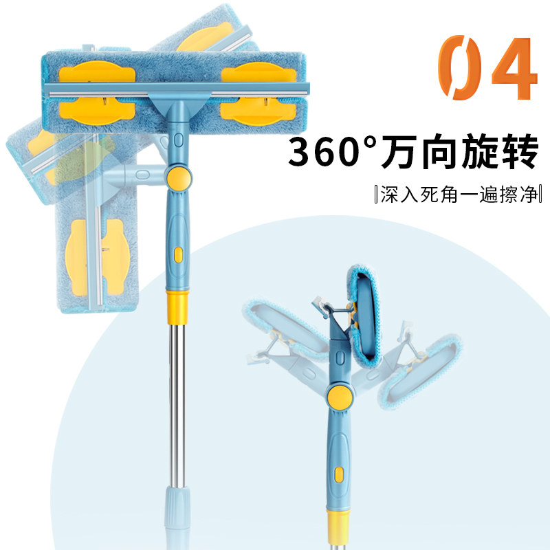 擦玻璃神器家用擦窗户刮水器保洁专用清洁工具高层窗外清洗抹窗刷_虎窝淘