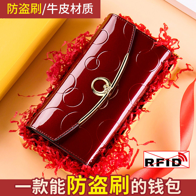 钱包女长款2021新款时尚百搭多卡位 masilou钱包