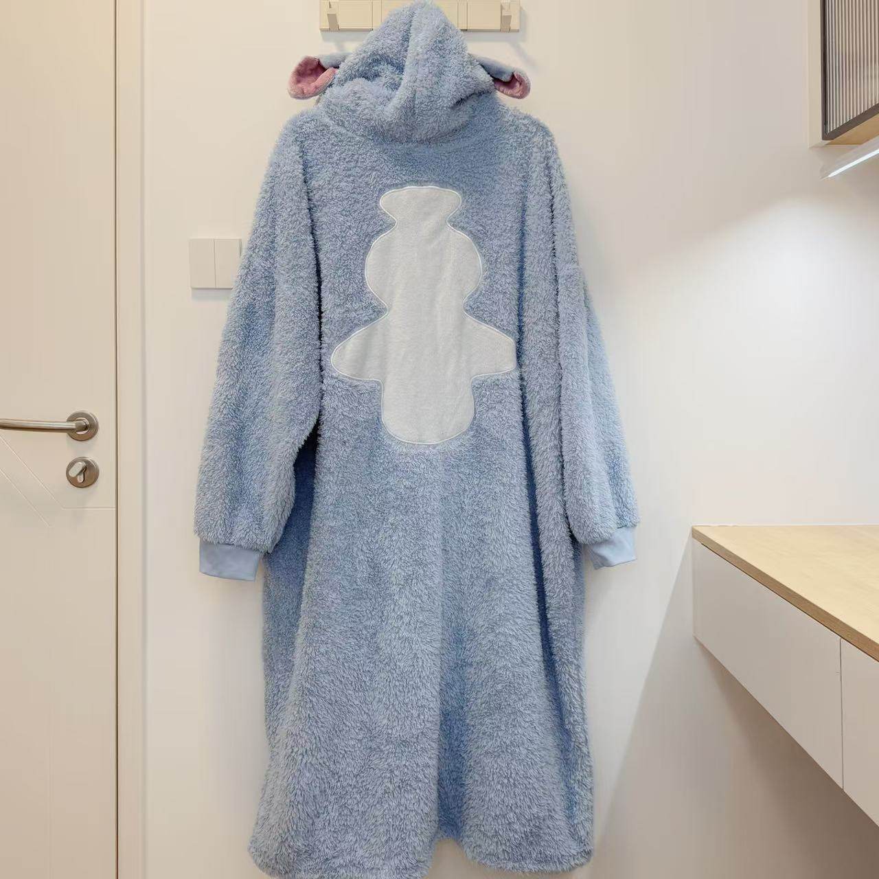 老美圣诞系列 纯纯外单 卡通保暖情侣珊瑚绒家居连衣裙睡裙睡袍,淘宝优惠券,粉丝福利购,淘宝优惠卷