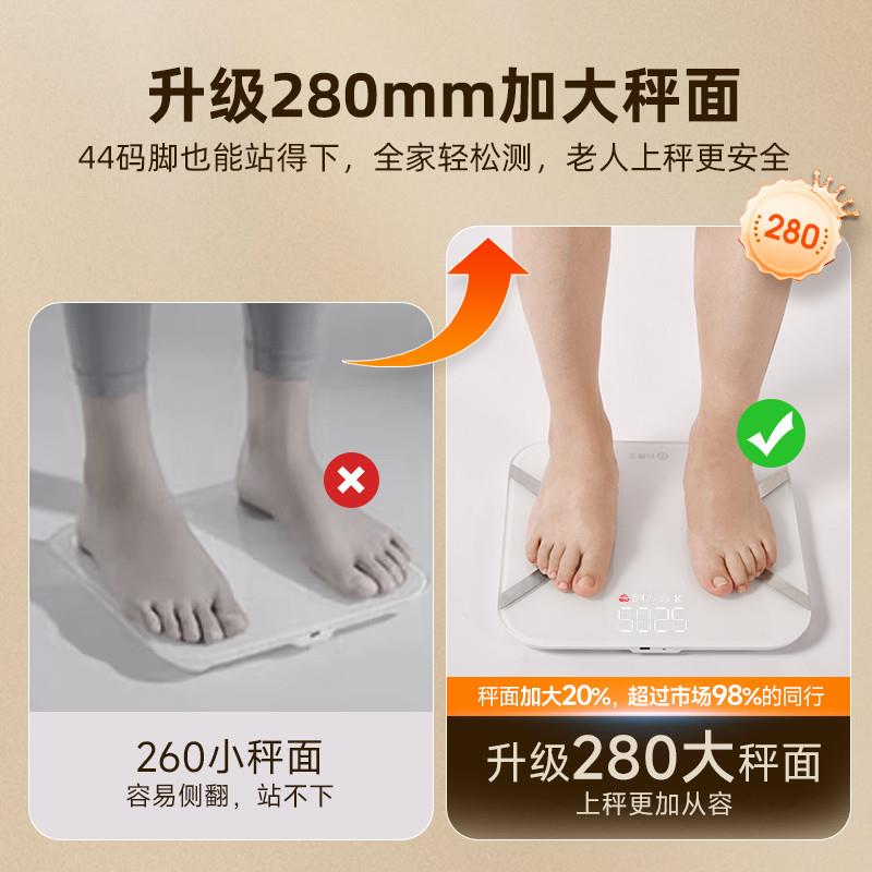 云康宝体脂秤智能yolanda人体专业支持HUAWEI HiLink体重称家用精 - 图1