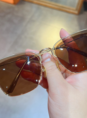 时尚大框大脸驾驶墨镜遮阳配近视