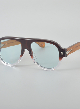 复古飞行员大框防晒可配近视墨镜