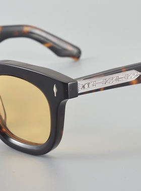 YOJIYA玳瑁方形防紫外线墨镜