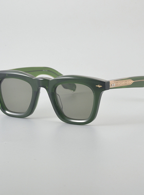 YOJIYA复古方框偏光防紫外线墨镜