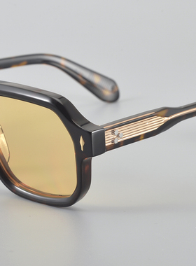 YOJIYA复古板材防紫外线墨镜