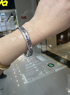 泰国佛牌魔咒纳摩手镯男女同款微镶锆石个性百搭时尚可调节手饰品