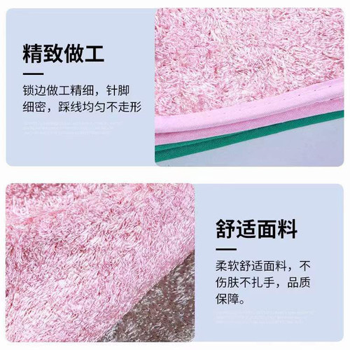 3件包邮韩国BRH加厚2P不沾油洗碗巾竹纤维抹布去油污百洁布不掉色 - 图1