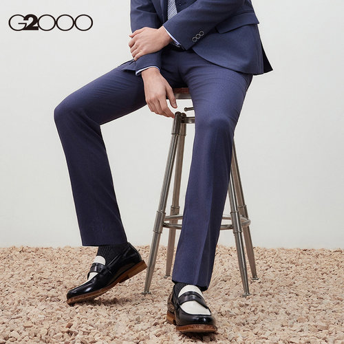 【三防/商场新款】G2000男2026商务职业正装通勤西服套装西装西裤 - 图1