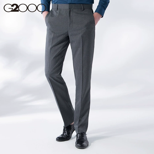 G2000 Штаны, классический костюм, свободный прямой крой