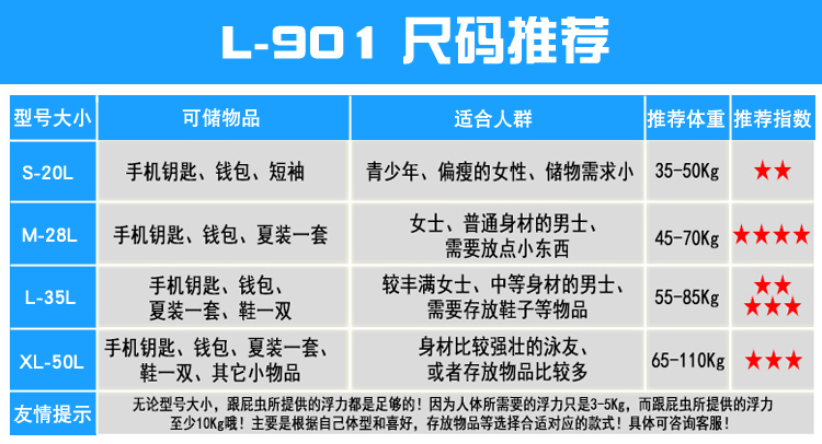 浪姿跟屁虫游泳专用包双气囊户外游泳装备防溺水救生浮漂野泳神器 - 图1