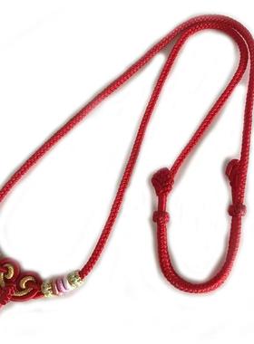 宝宝手工编织八股编绳项链