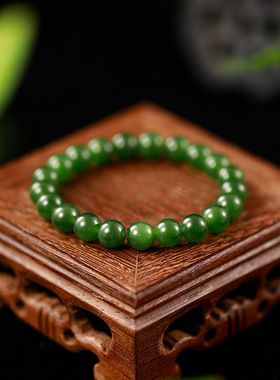 掌柜推荐 原创手作饰品串珠和田碧玉2022新秋冬静水流深手链手串
