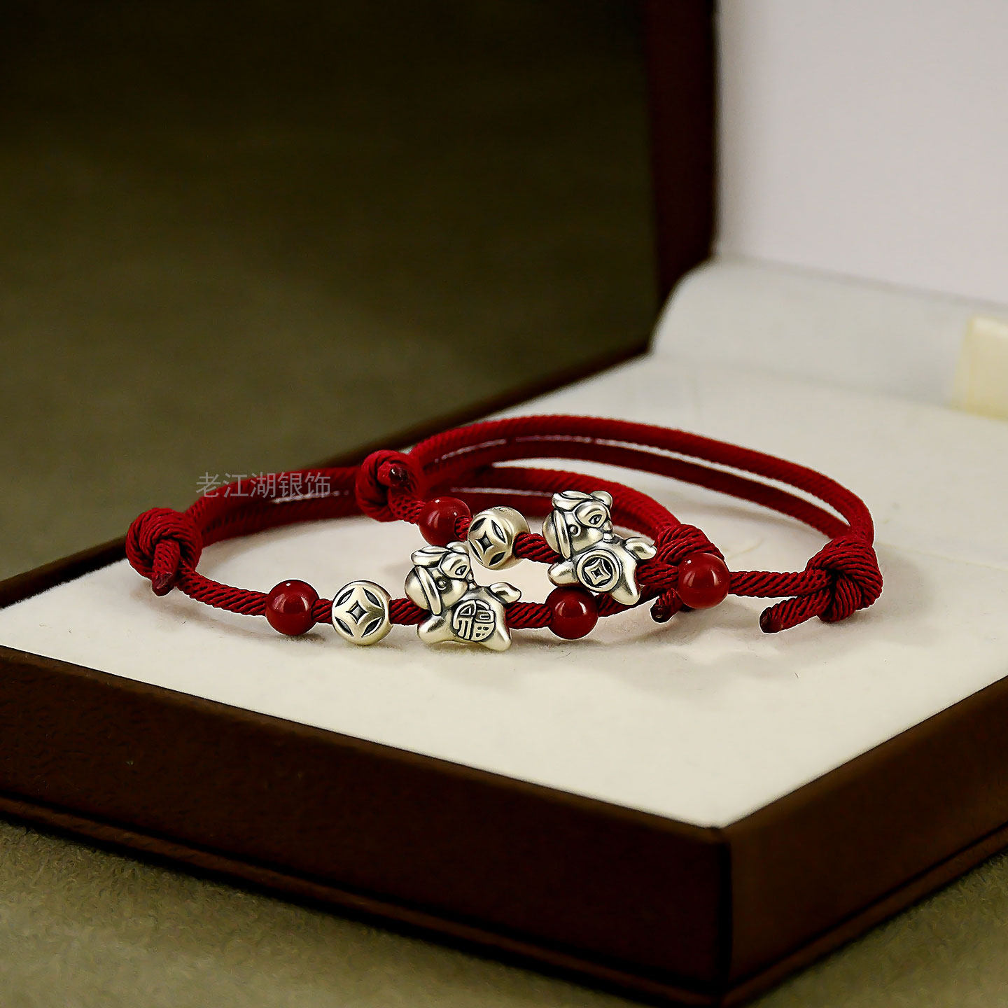 纯银999马上有钱手链国红绳转运珠福字生肖马手饰本命年男女礼物,淘宝优惠券,粉丝福利购,淘宝优惠卷