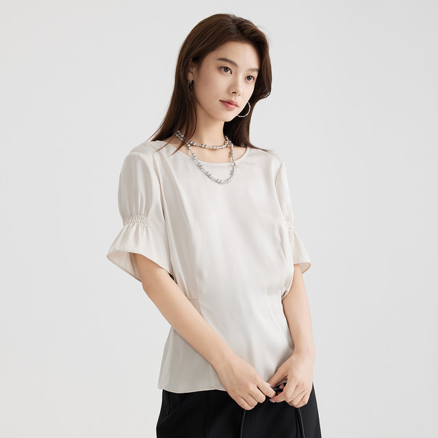 Gubang ຝຣັ່ງອອກແບບເສື້ອ chiffon ແມ່ຍິງແບບ summer ໃຫມ່