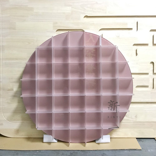个性样板间创意立体置物架圆形实物挂画儿童房背景墙装饰挂件壁饰 - 图0