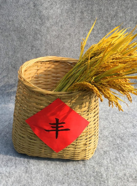 竹篓竹篮竹筐竹匾竹编花篮花瓶