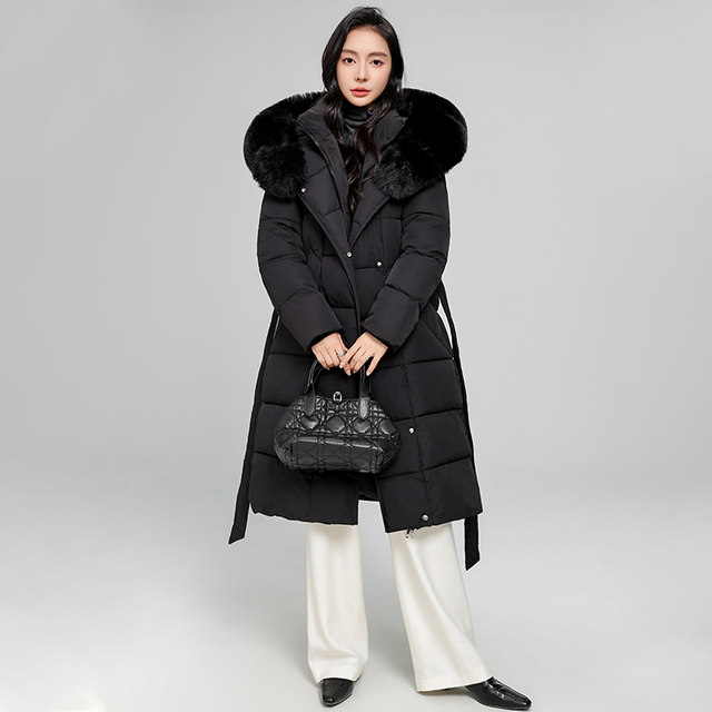 New winter hooded cotton coat mid-length knee-length cotton coat