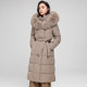 New winter hooded cotton coat mid-length knee-length cotton coat