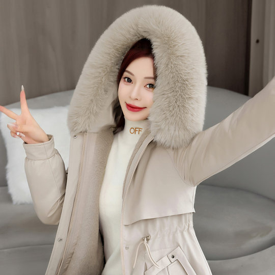 派克服女款小个子冬装棉服加绒加厚2025冬季新款棉衣外套女士棉袄