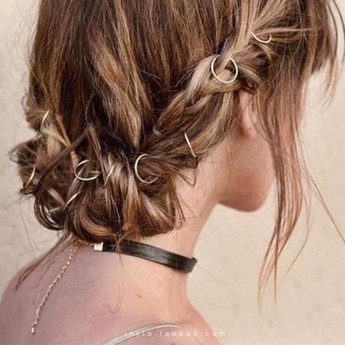 Дреды для плетения волос, металлический аксессуар для волос, стиль бохо, европейский стиль, в стиле панк