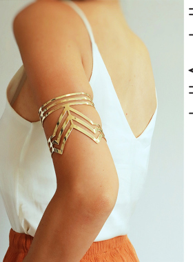 埃及希腊高端铁镀金可调节手镯