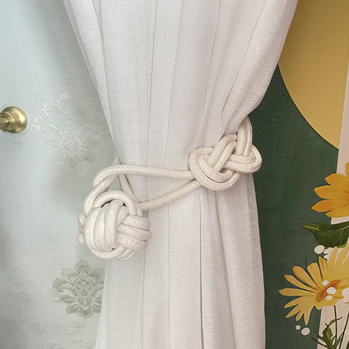 CurtainHook Tieback Buckle Clips窗帘绑带固定扣纱帘扎束带收拢 - 图2