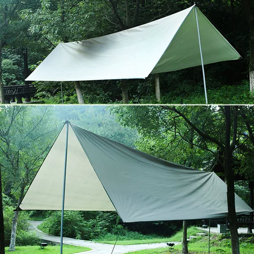 Дорожный большой навес, водонепроницаемая палатка для кемпинга для отдыха, защита от солнца