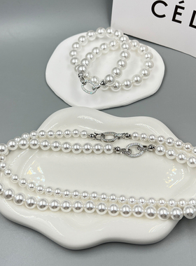 清冷澳白珍珠项链女轻奢小众设计