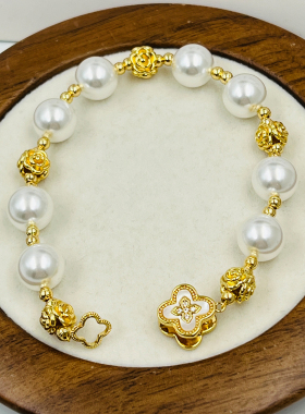 珍珠手链女士小众设计精致手环