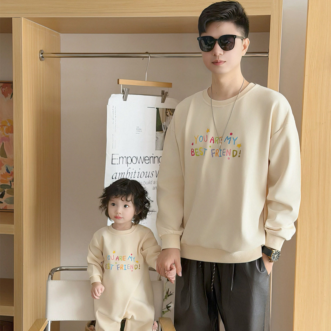 一家三口亲子装小月龄四口2025新款周岁礼服母女母子秋季亲子卫衣,淘宝优惠券,粉丝福利购,淘宝优惠卷