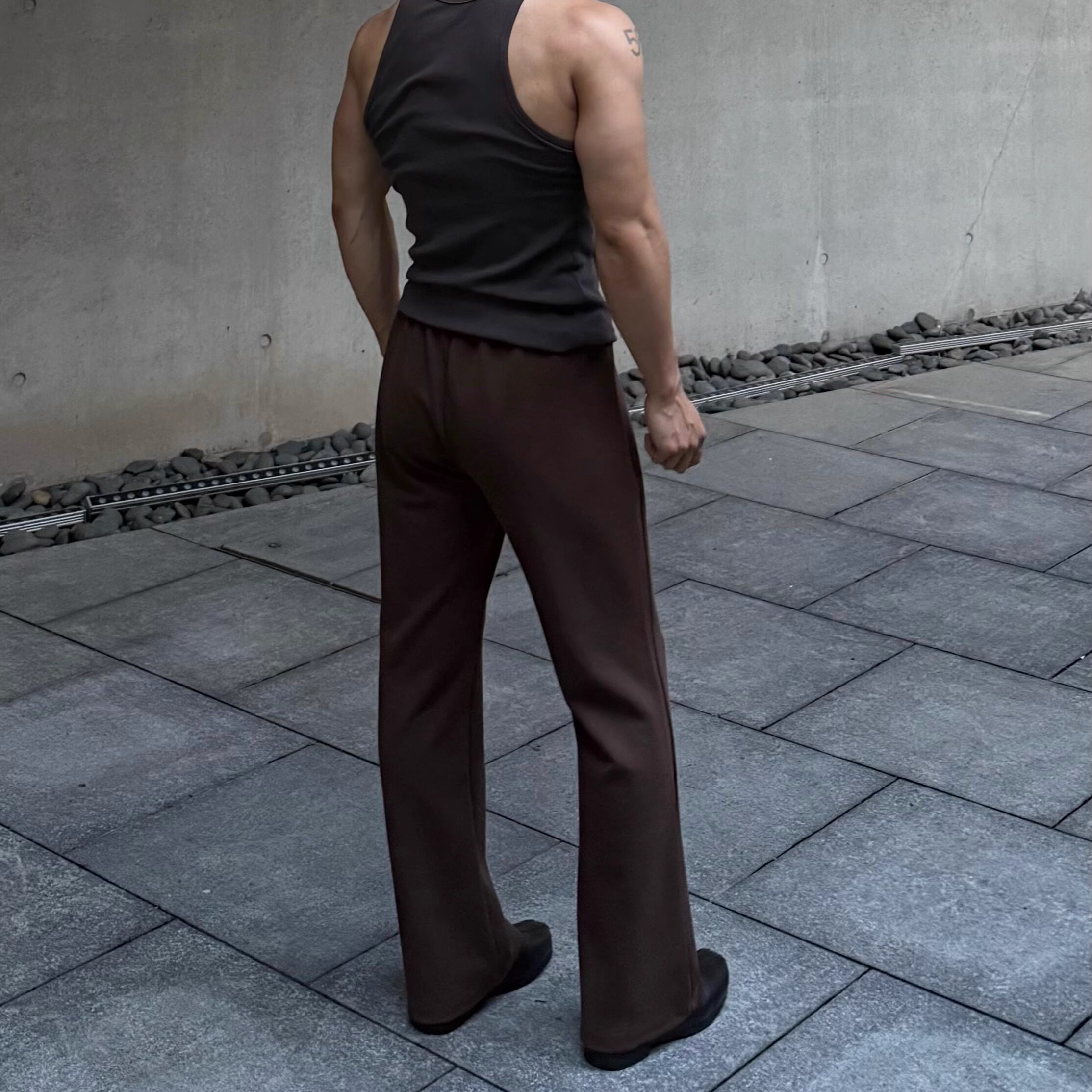 ULTISO本源 美式380g空气层卫裤重磅517微喇宽松垂感运动休闲长裤,淘宝优惠券,粉丝福利购,淘宝优惠卷