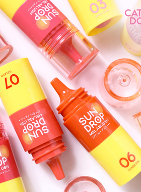 泰国Cathy Doll液体腮红持久显色滋润Sundrop Mela Blush SPF50