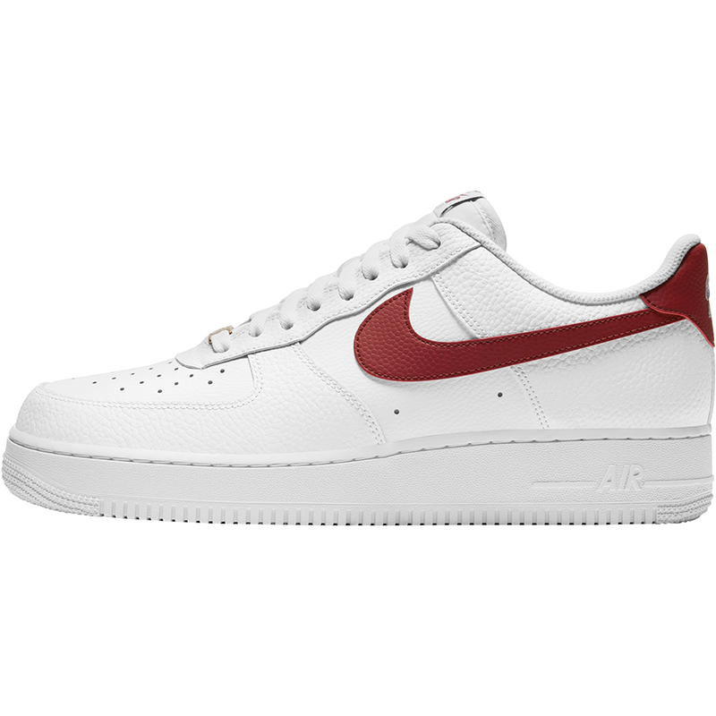 Nike耐克Air Force 1空军一号男款白红低帮休闲板鞋CZ0326-100-图3