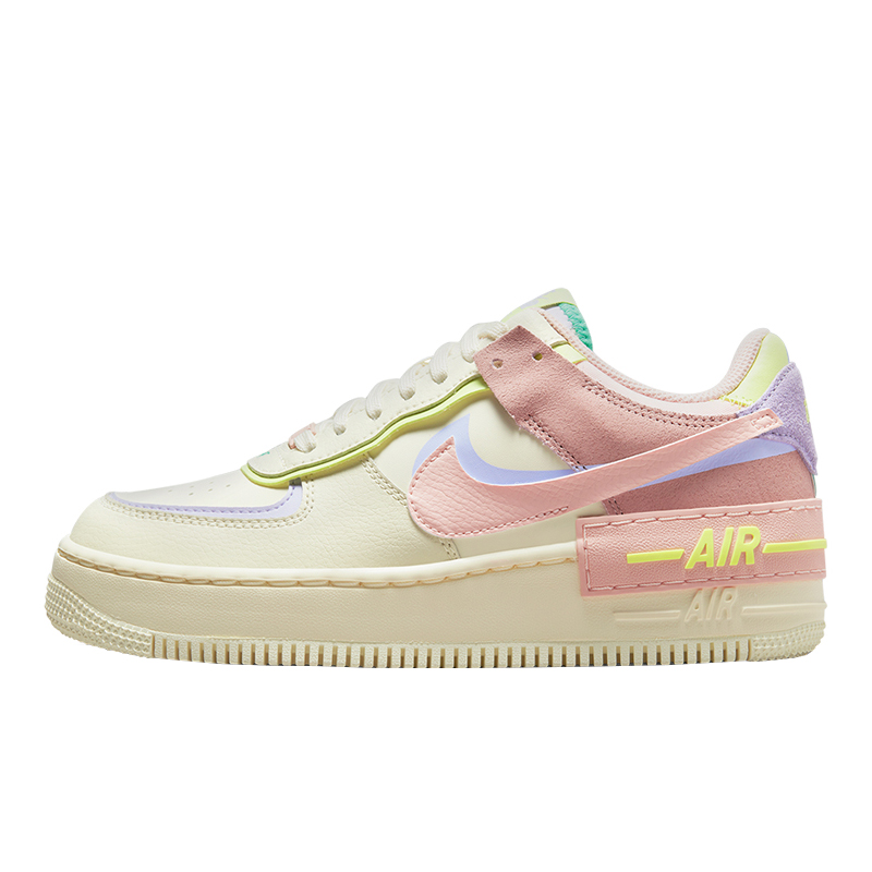 Nike/耐克Air Force 1 AF1空军一号黄粉马卡龙 女子休闲鞋 CI0919 - 图3