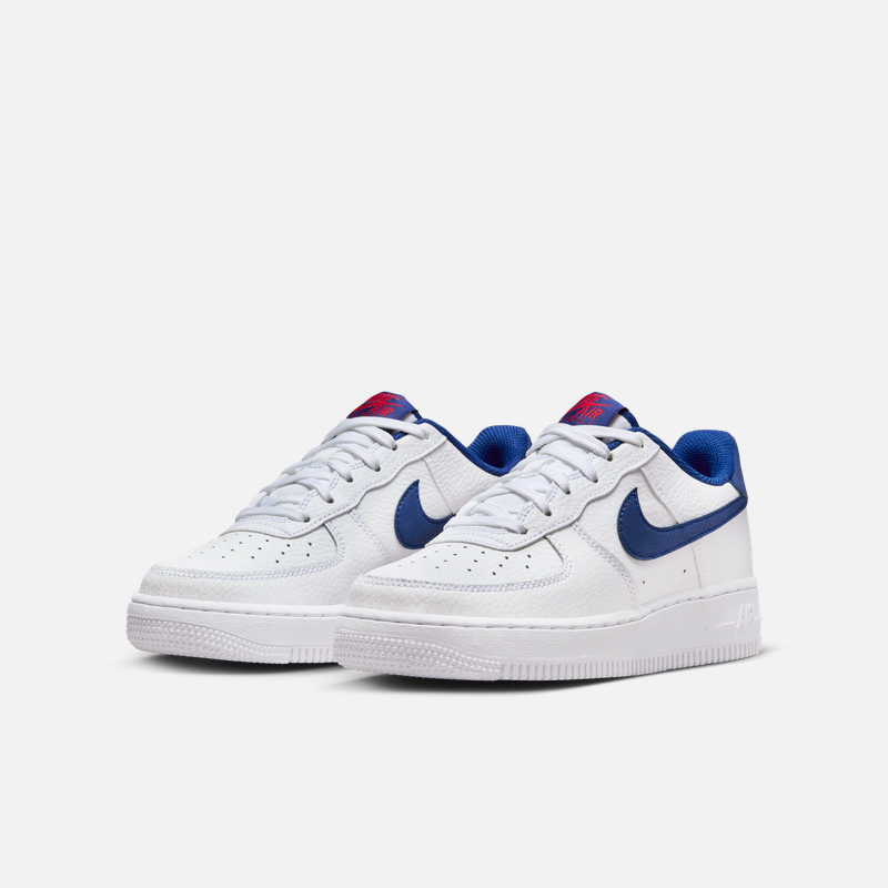 Nike Air Force 1 GS空军一号白蓝大童/女款低帮板鞋CT3839-101-图1