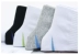 Quần tất nam Cotton Cotton thể thao khử mùi mồ hôi bông 祙 Mùa xuân và mùa thu mùa đông Teen White Boy Boy - Vớ hàng tuần