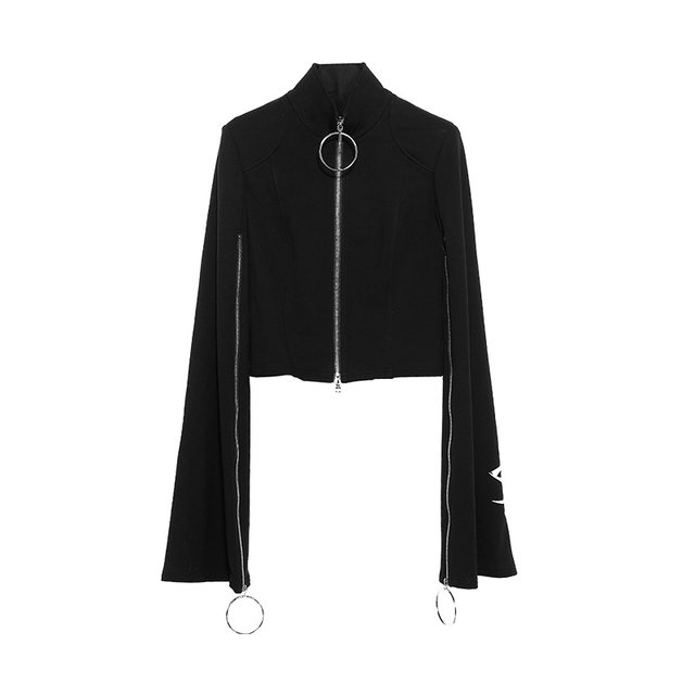 Women's Black Cardigan Jacket Lapargay