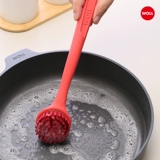Woll woll Щерошка для горшки для кухонной посуды Ненажирная кастрюля с силиконовой силиконовой кистью с длинной ручкой Длинная ручка