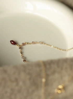 美拉德色系天然石榴石彩色