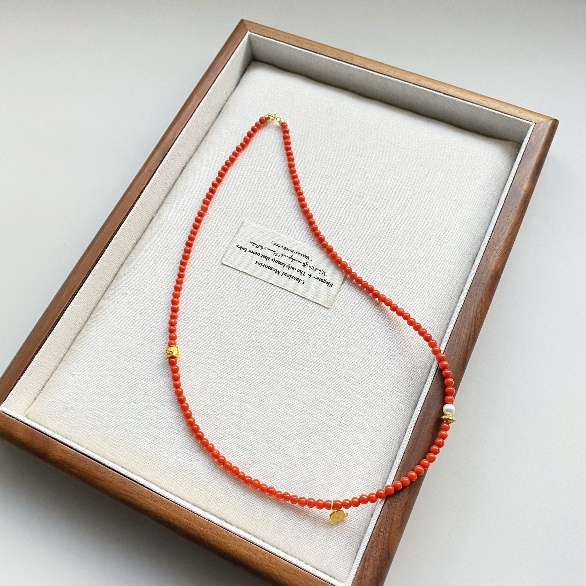 【炽阳】天然淡水珍珠项链女款国风南红气质复古风高级感满串颈链,淘宝优惠券,粉丝福利购,淘宝优惠卷