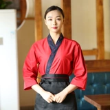 Японская отель кухня рабочая одежда суши кимоно корейская японская кухня ресторан Одеблика Мужчины Мужчины и Женщины Вышивка