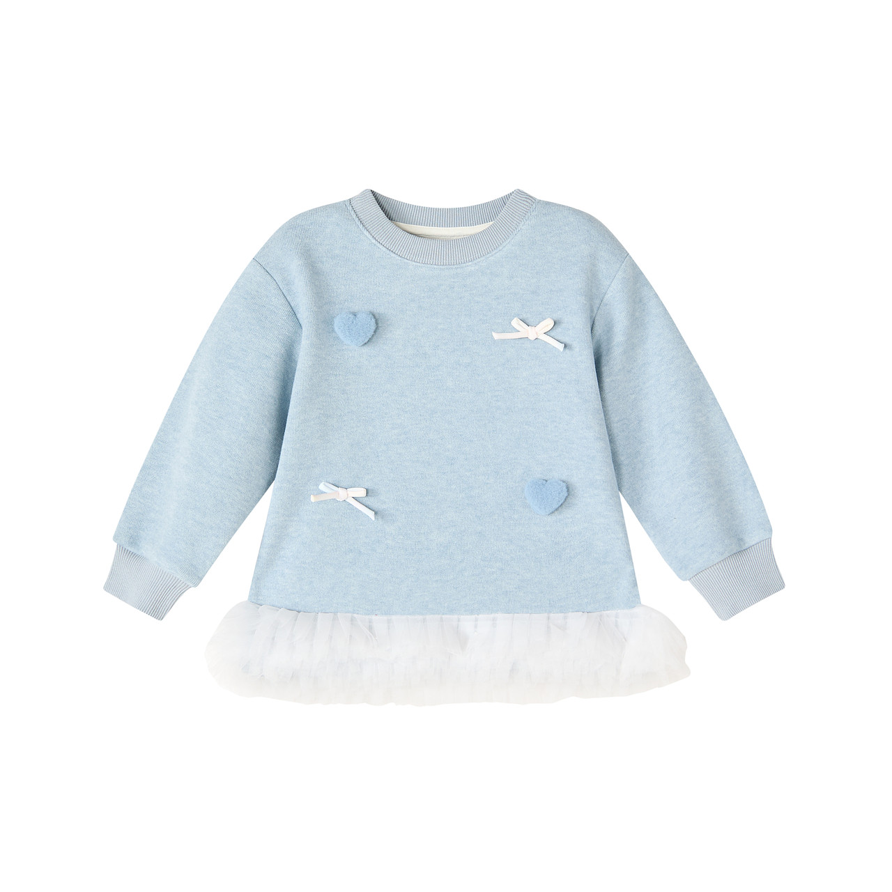 笛莎官方童装女童卫衣冬季新款小童女孩儿童洋气可爱立体网纱上衣,淘宝优惠券,粉丝福利购,淘宝优惠卷