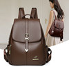 Genuine leather backpack women's bag 2026 new style versatile and large size