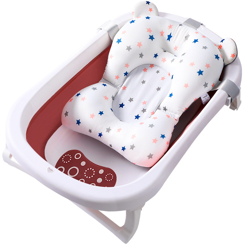 新生婴儿洗澡躺托宝宝悬浮浴垫神器浴盆浴网通用海绵网兜垫浴架坐,淘宝优惠券,粉丝福利购,淘宝优惠卷