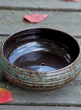 Meaty plant flowers Large diameter platter flowerpot