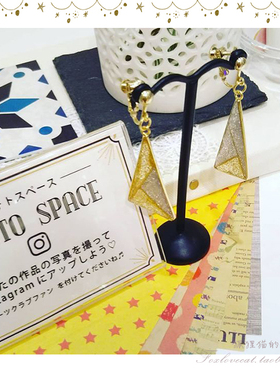 滴胶合金吊坠日本耳饰diy项链