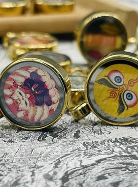 嘎乌盒扎基拉姆五爷随身唐卡吊坠